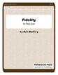 Fidelity piano sheet music cover